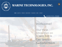 Tablet Screenshot of marinetechnologiesinc.com
